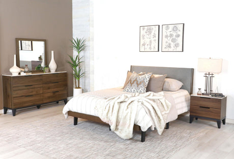 Coaster Mays 4-piece Queen Bedroom Set Walnut