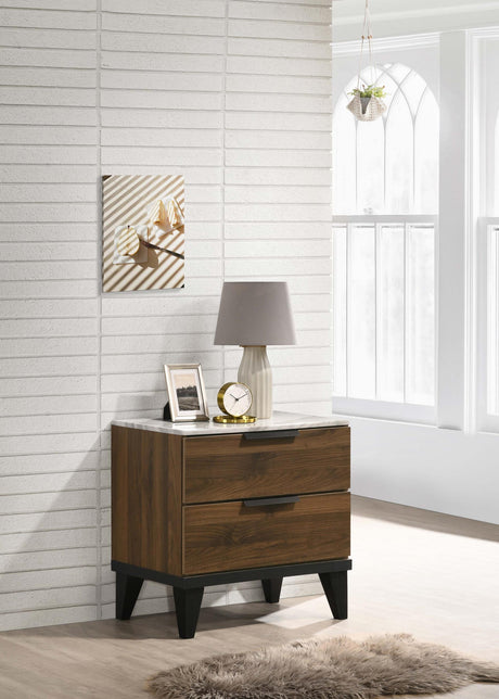 Coaster Mays 2-drawer Nightstand Walnut
