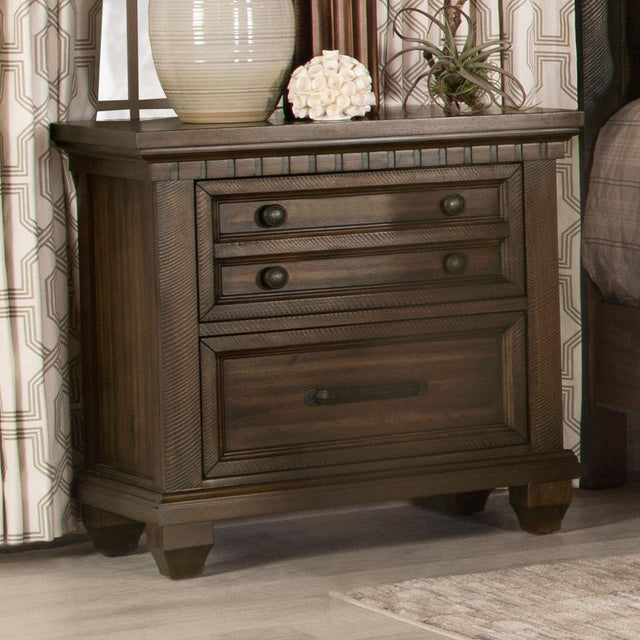 Coaster Bennington 2-drawer Nightstand Acacia Brown