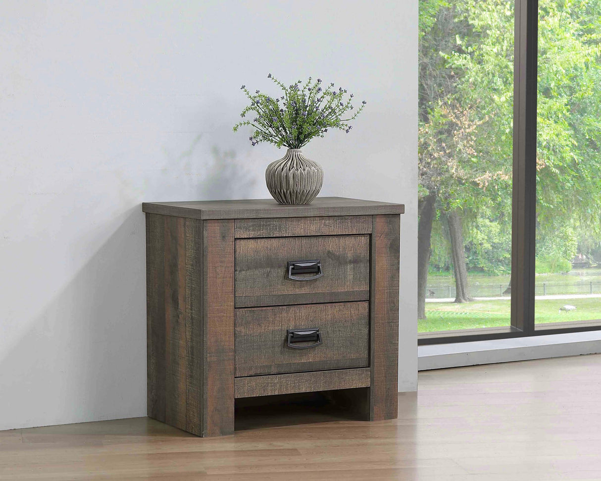 Coaster Frederick 2-drawer Nightstand Weathered Oak