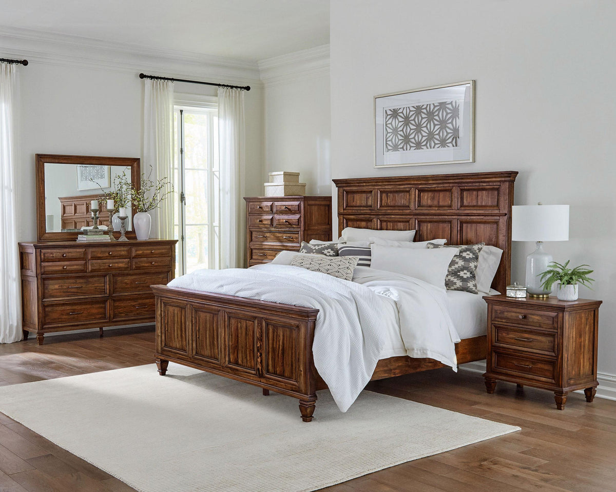 Coaster Avenue 5-piece California King Bedroom Set Weathered Brown