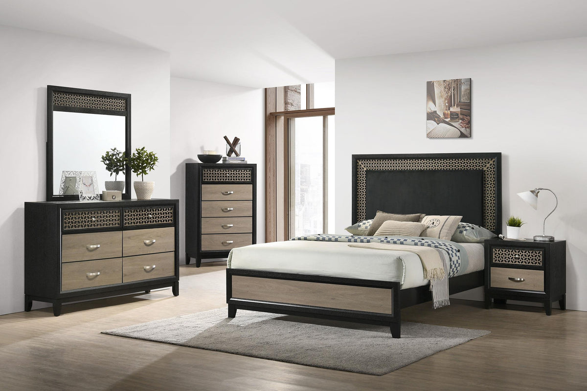 Coaster Valencia 5-piece Queen Bedroom Set Black