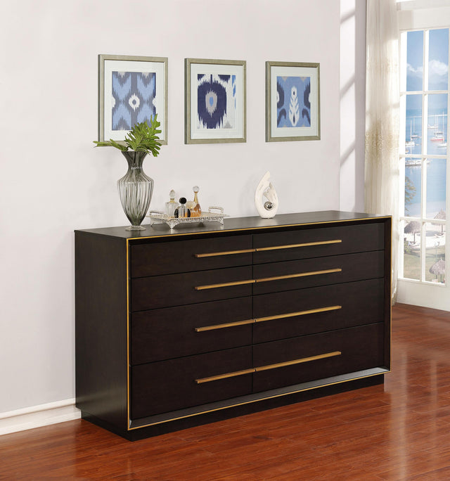 Coaster Durango 8-drawer Dresser Smoked Peppercorn