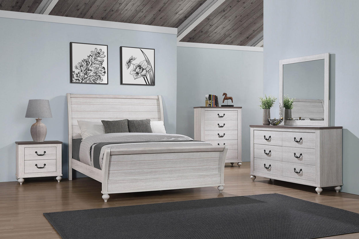 Coaster Stillwood 5-piece Eastern King Bedroom Set Vintage Linen