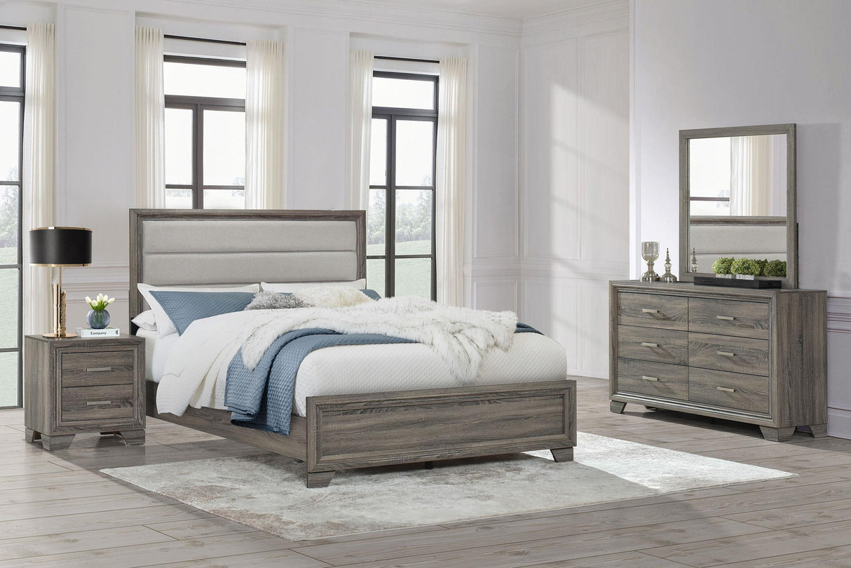 Coaster Wright 4-piece Queen Bedroom Set Brown Oak