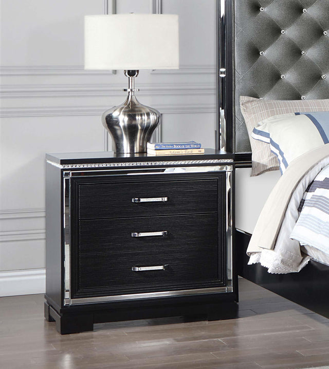 Coaster Cappola 2-drawer Nightstand Black