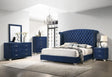 Coaster Melody 5-piece Eastern King Bedroom Set Pacific Blue