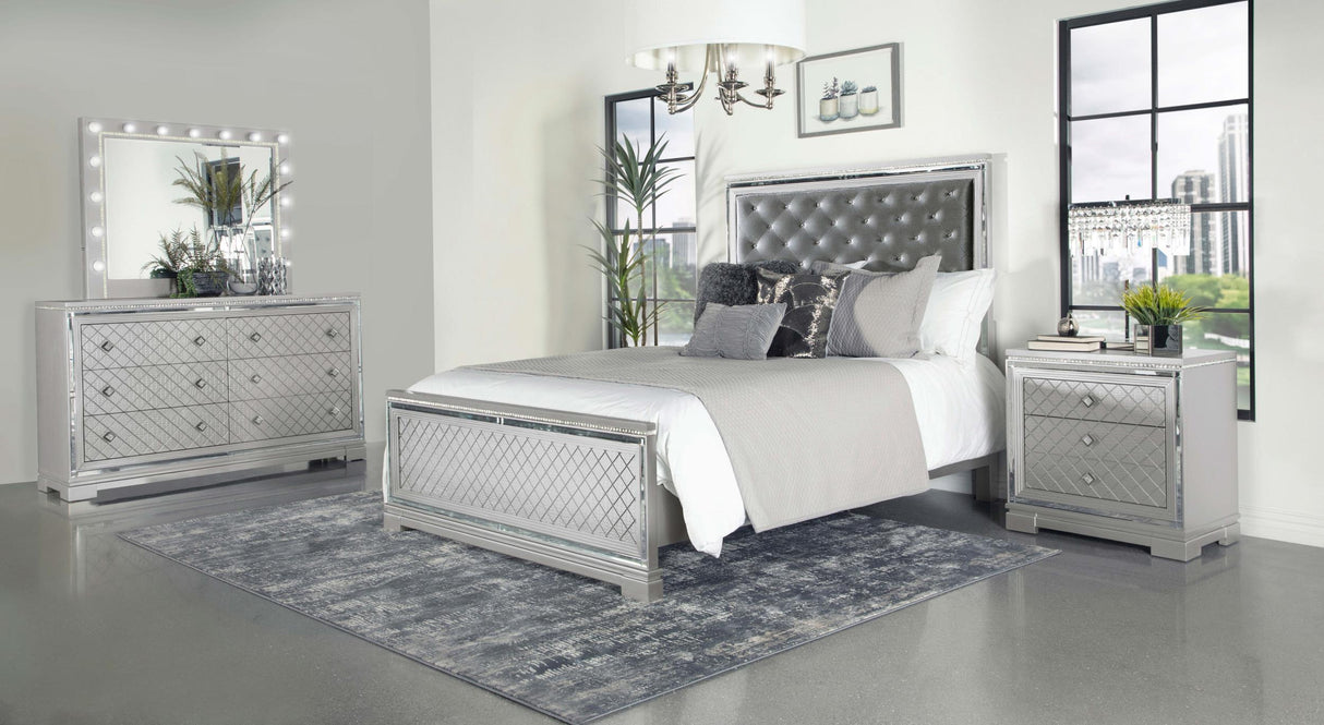 Coaster Eleanor 4-piece California King Bedroom Set Metallic Mercury