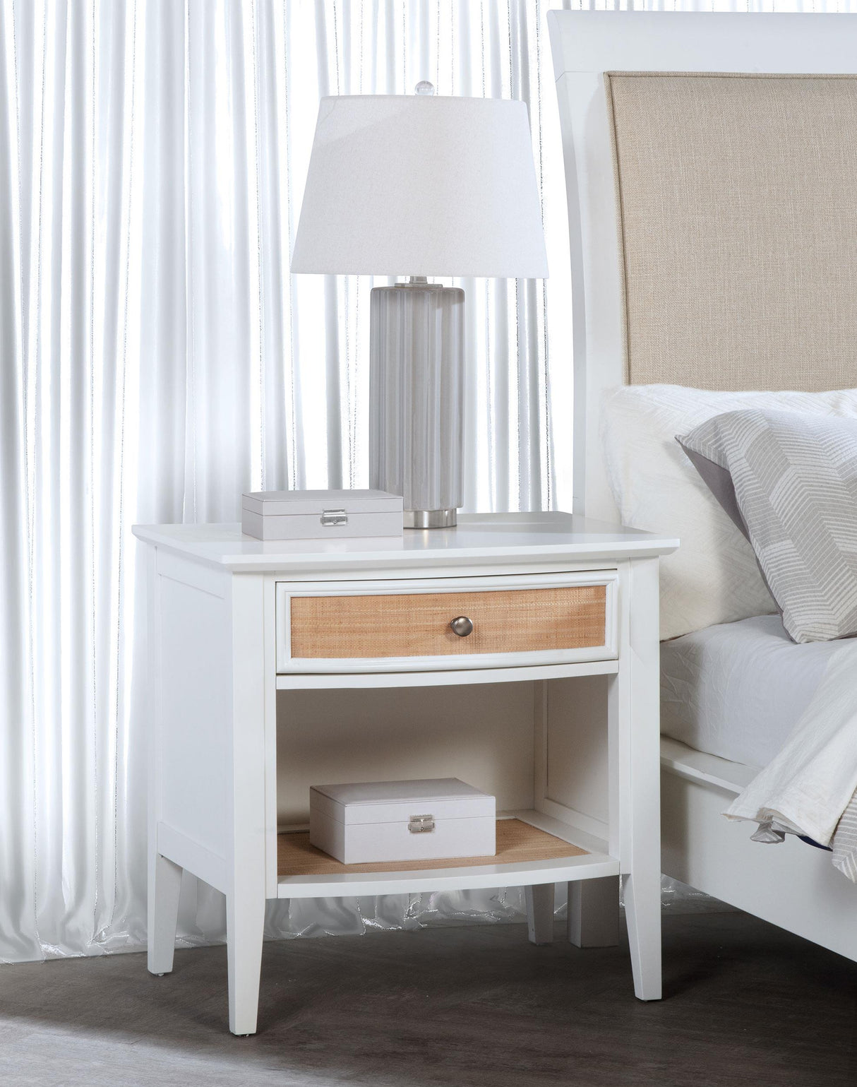Coaster Bexhill 1-drawer Nightstand Bedside Table White