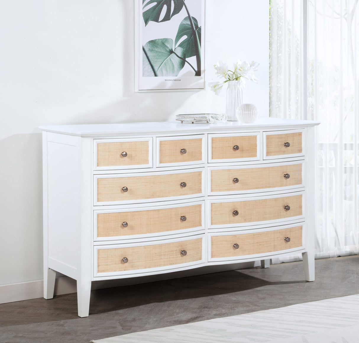Coaster Bexhill 10-drawer Dresser Cabinet White