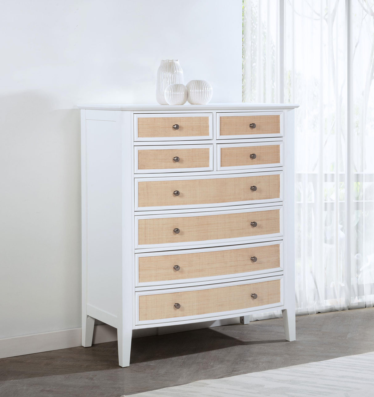 Coaster Bexhill 8-drawer Chest of Drawers White