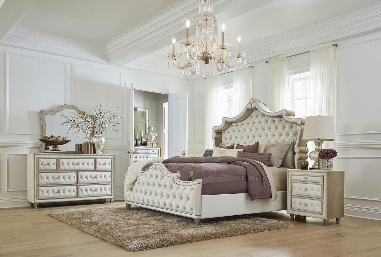 Coaster Antonella 5-piece Queen Bedroom Set Ivory