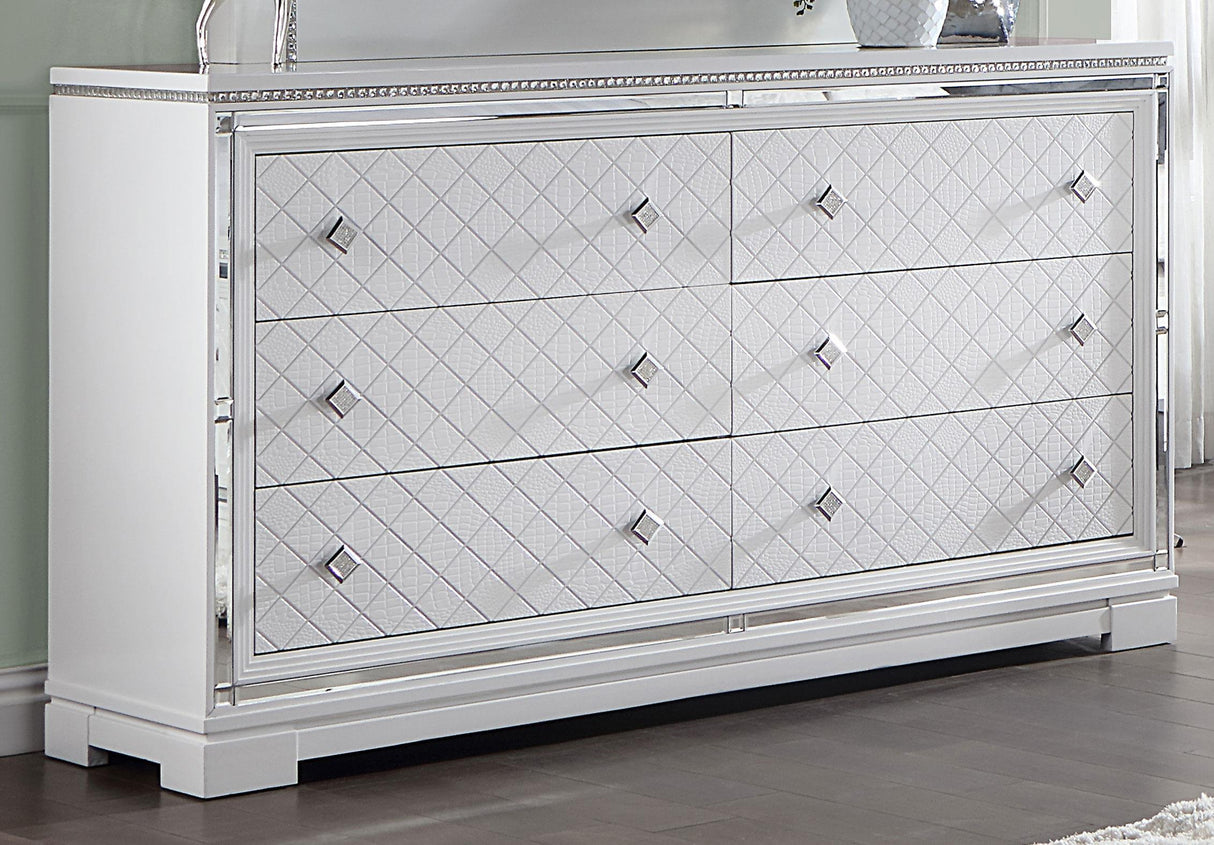Coaster Eleanor 6-drawer Dresser White