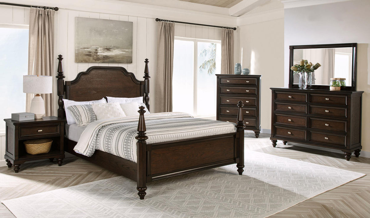 Coaster Andover 5-piece Queen Bedroom Set Dark Oak