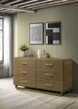 Coaster Amsbury 6-drawer Dresser Cabinet Nutmeg