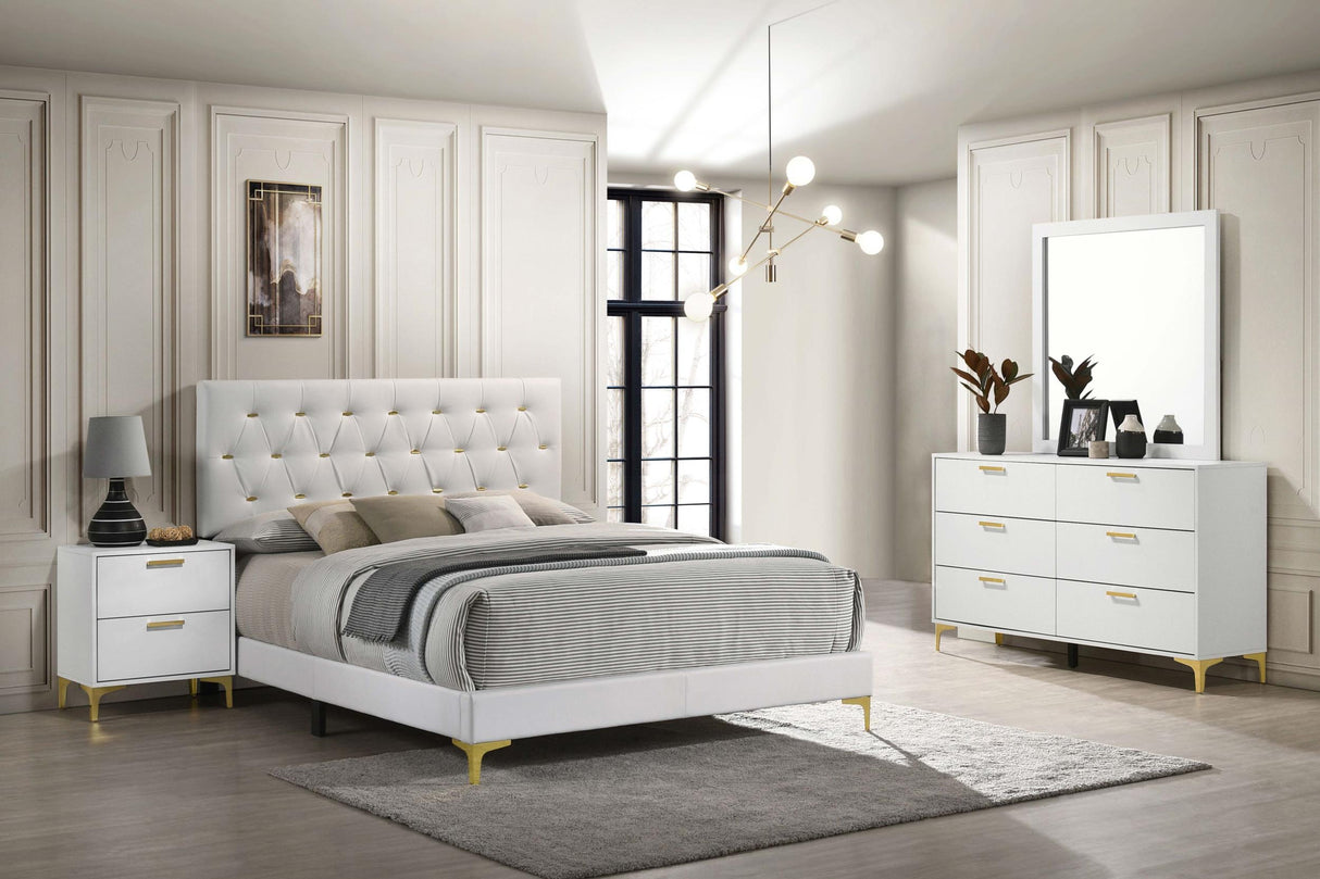 Coaster Kendall 4-piece Eastern King Bedroom Set White
