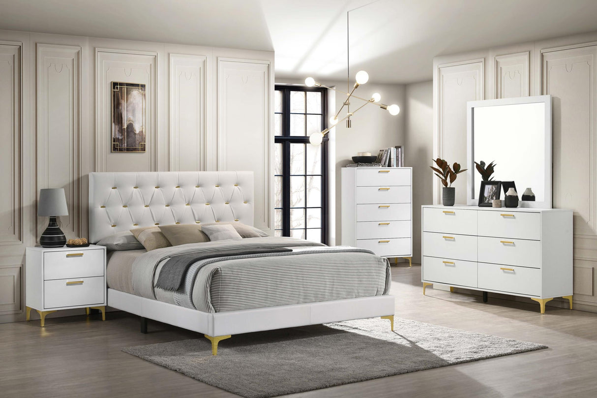Coaster Kendall 5-piece Eastern King Bedroom Set White