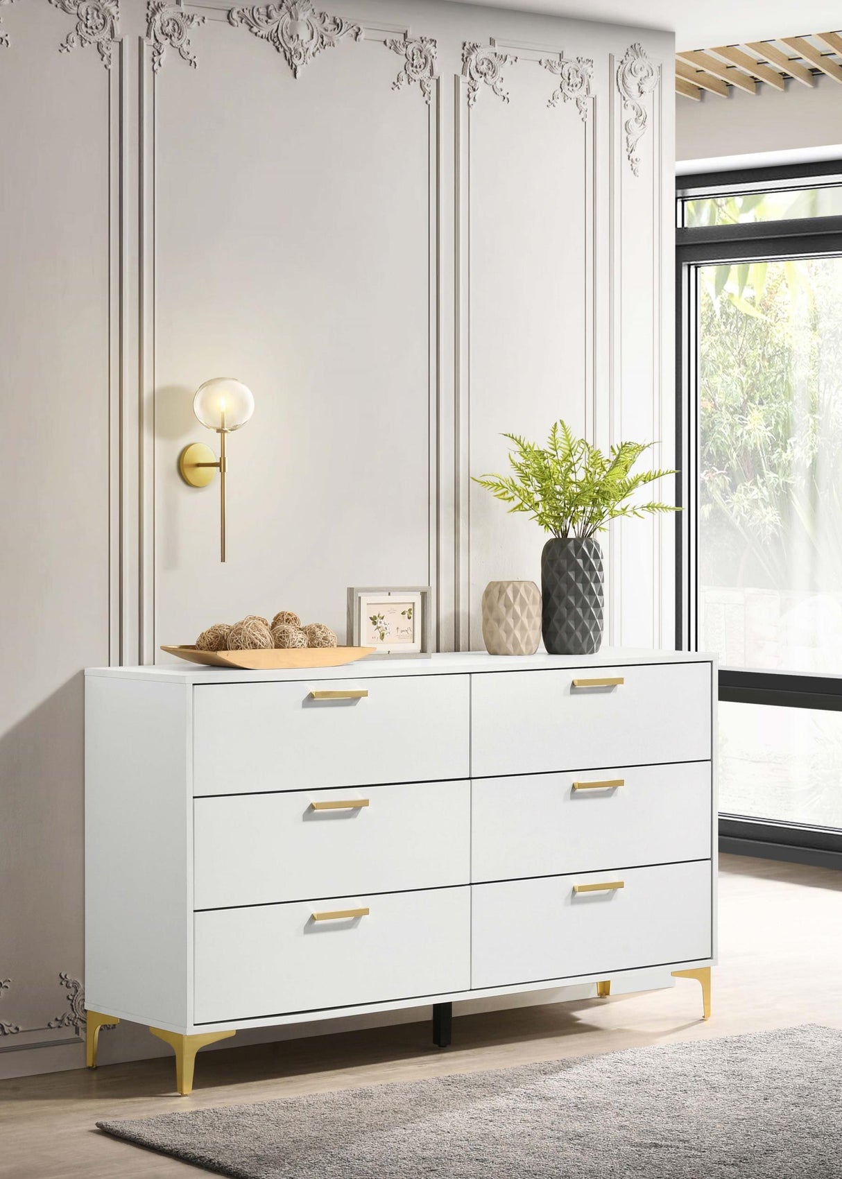Coaster Kendall 6-drawer Dresser White