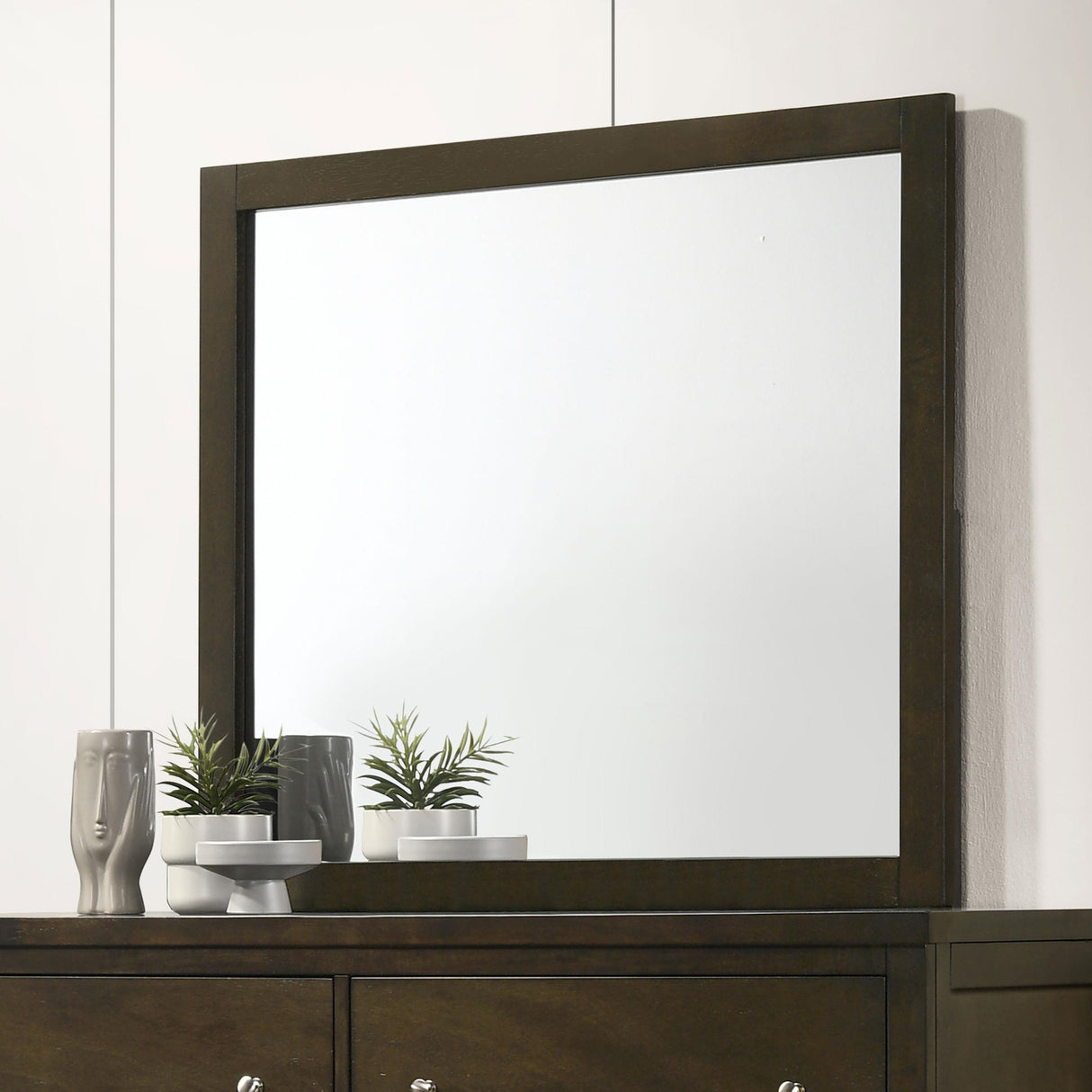 Coaster Wilkes Dresser Mirror Dark Cocoa