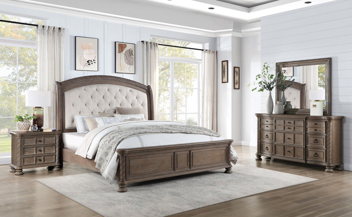 Coaster Emmett 4-piece Queen Bedroom Set Walnut