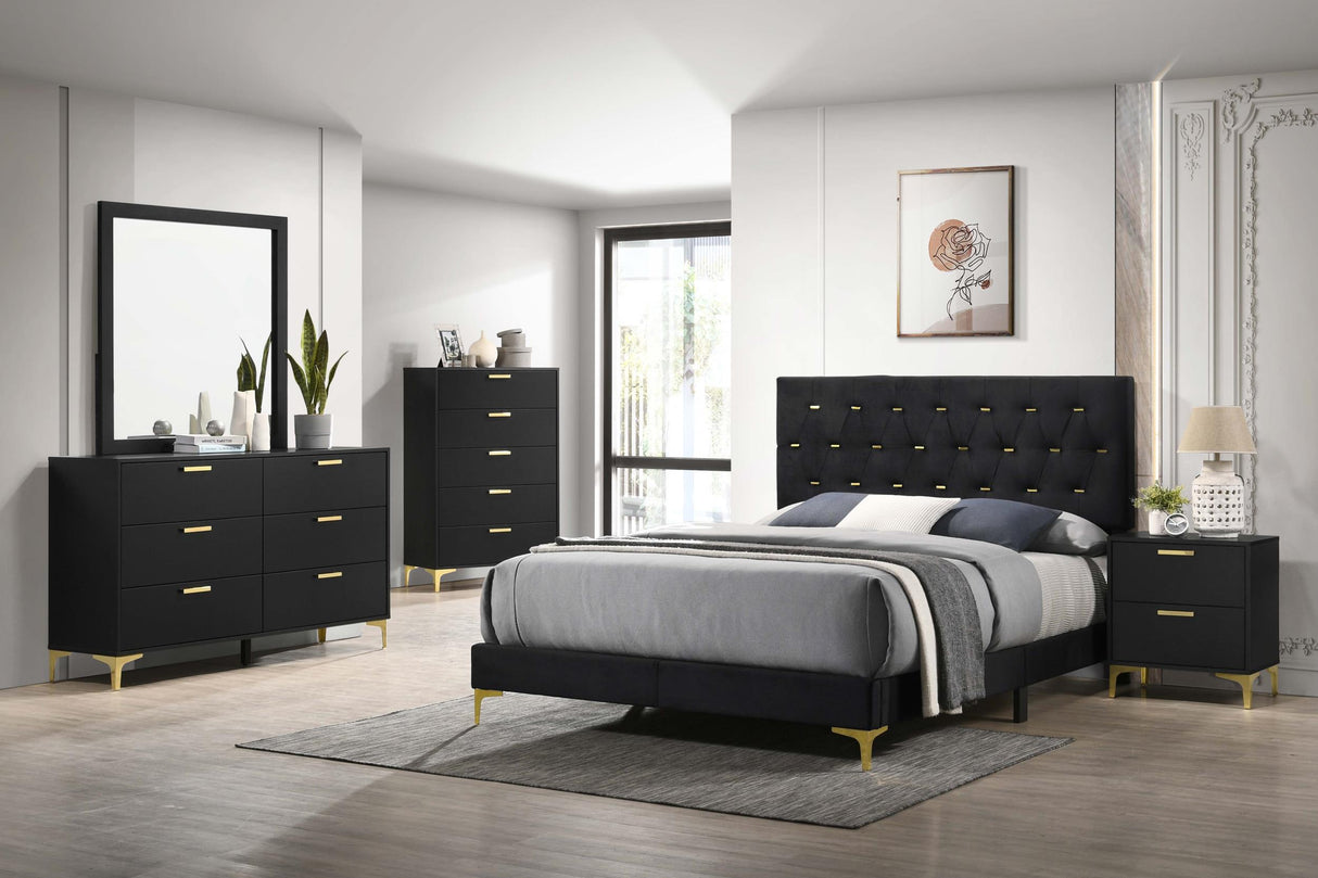 Coaster Kendall 5-piece California King Bedroom Set Black