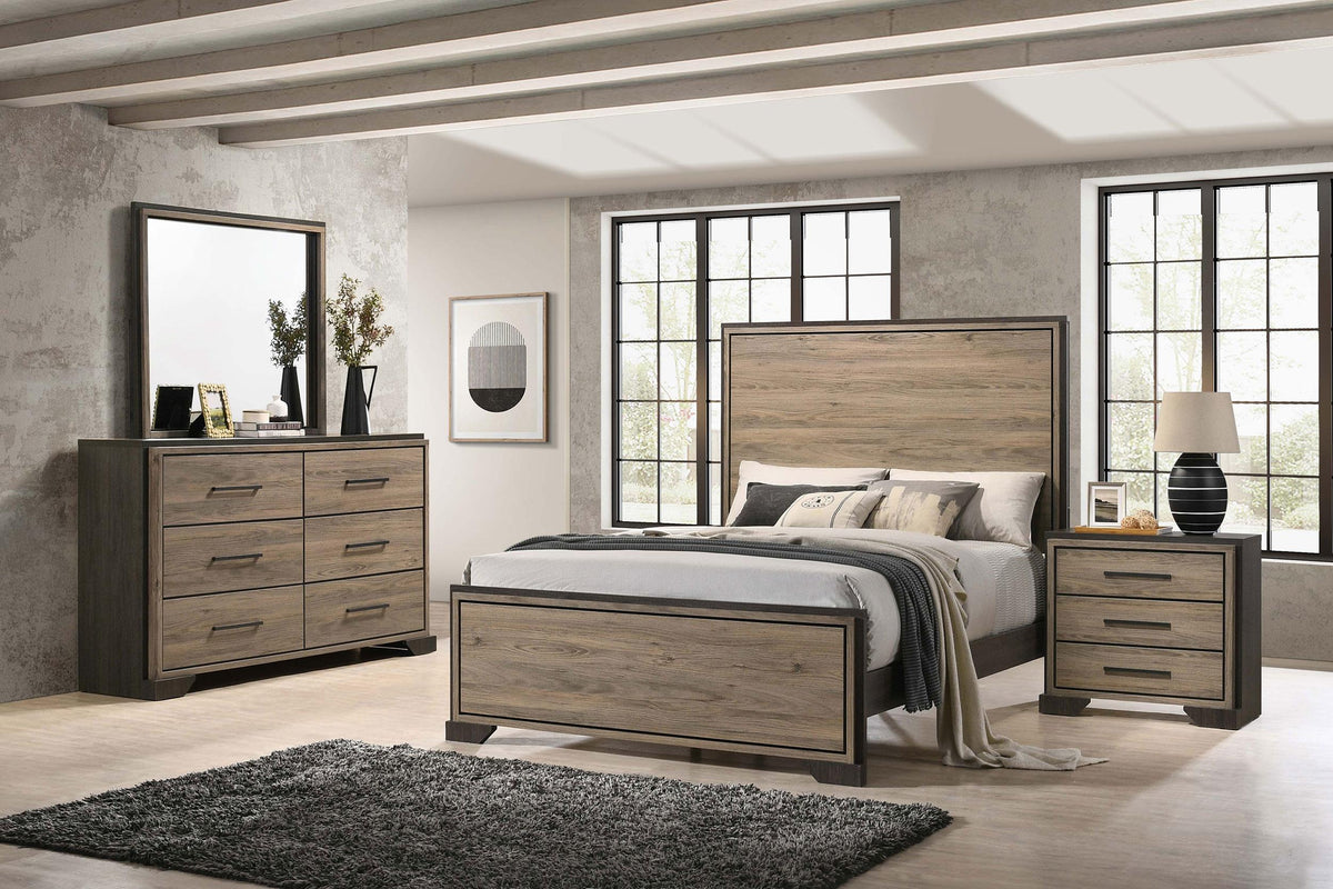 Coaster Baker 4-piece Eastern King Bedroom Set Light Taupe