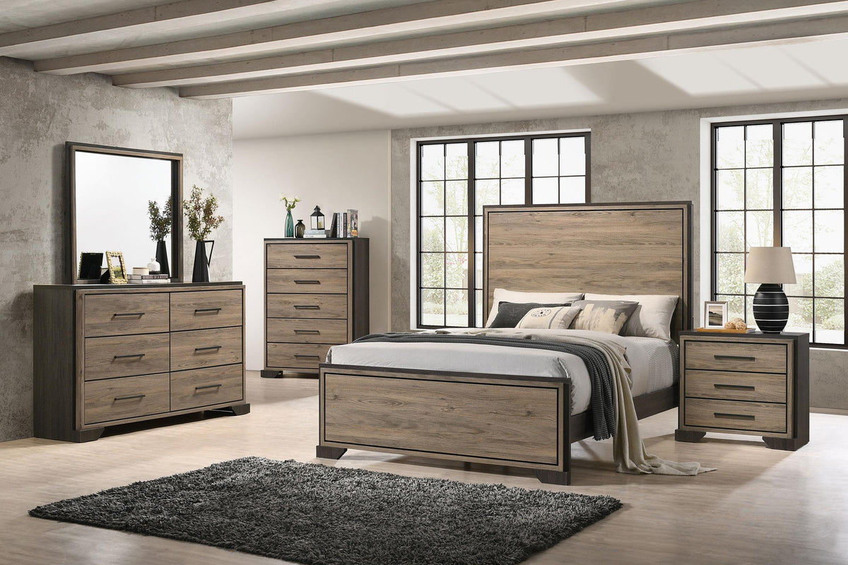 Coaster Baker 5-piece Eastern King Bedroom Set Light Taupe