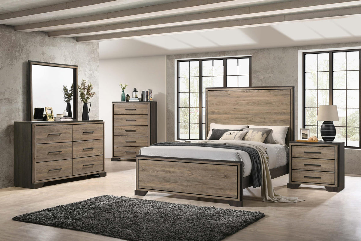 Coaster Baker 5-piece California King Bedroom Set Light Taupe