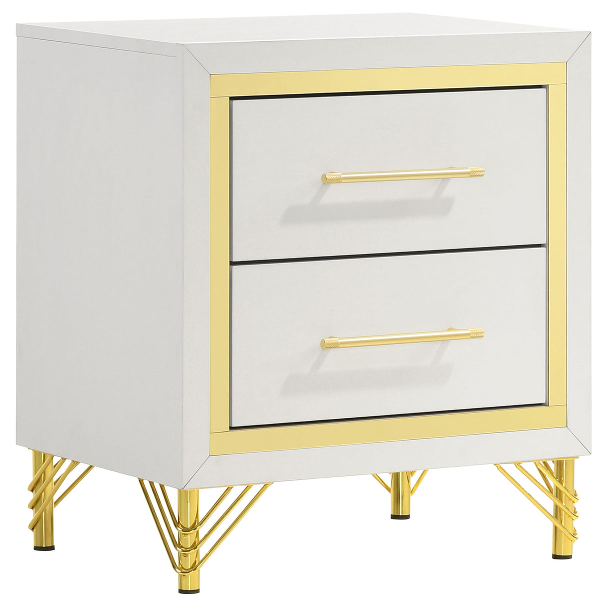 Lucia Bedroom Set Beige and White