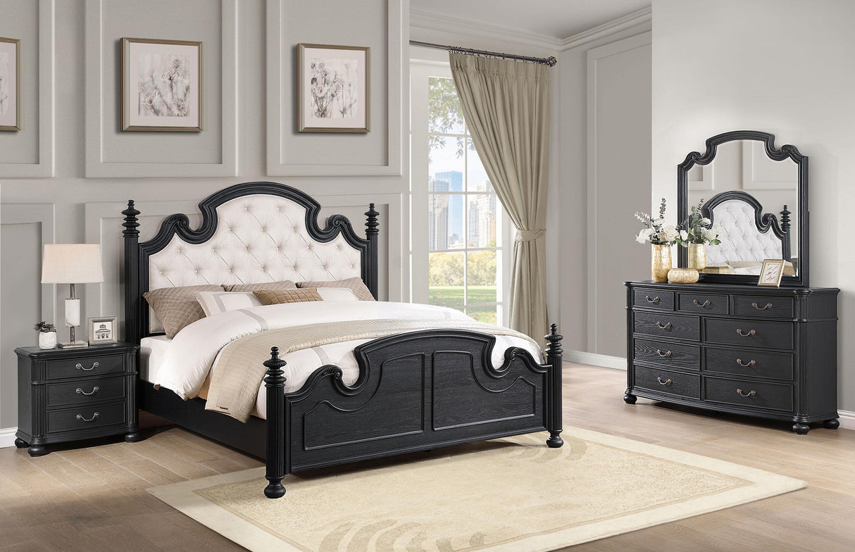 Coaster Celina 4-piece Eastern King Bedroom Set Black