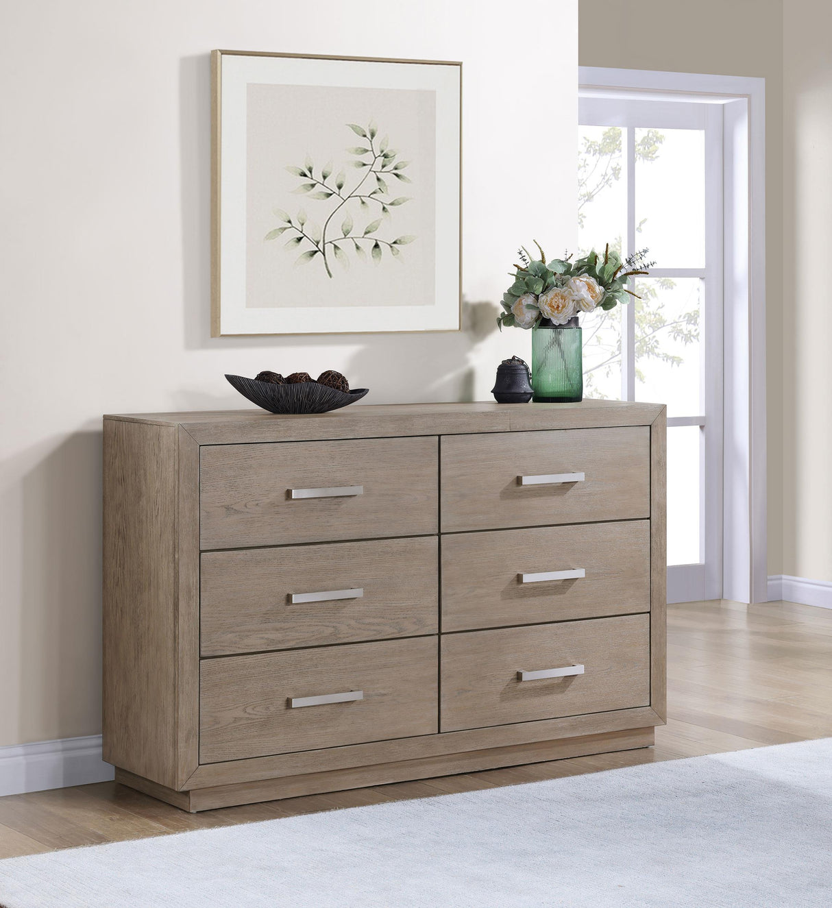 Coaster Kenora 6-drawer Dresser Barley Brown