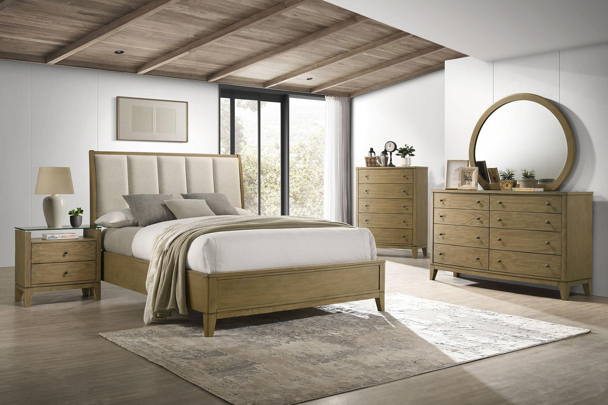 Coaster Granada 5-piece Eastern King Bedroom Set Natural Pine