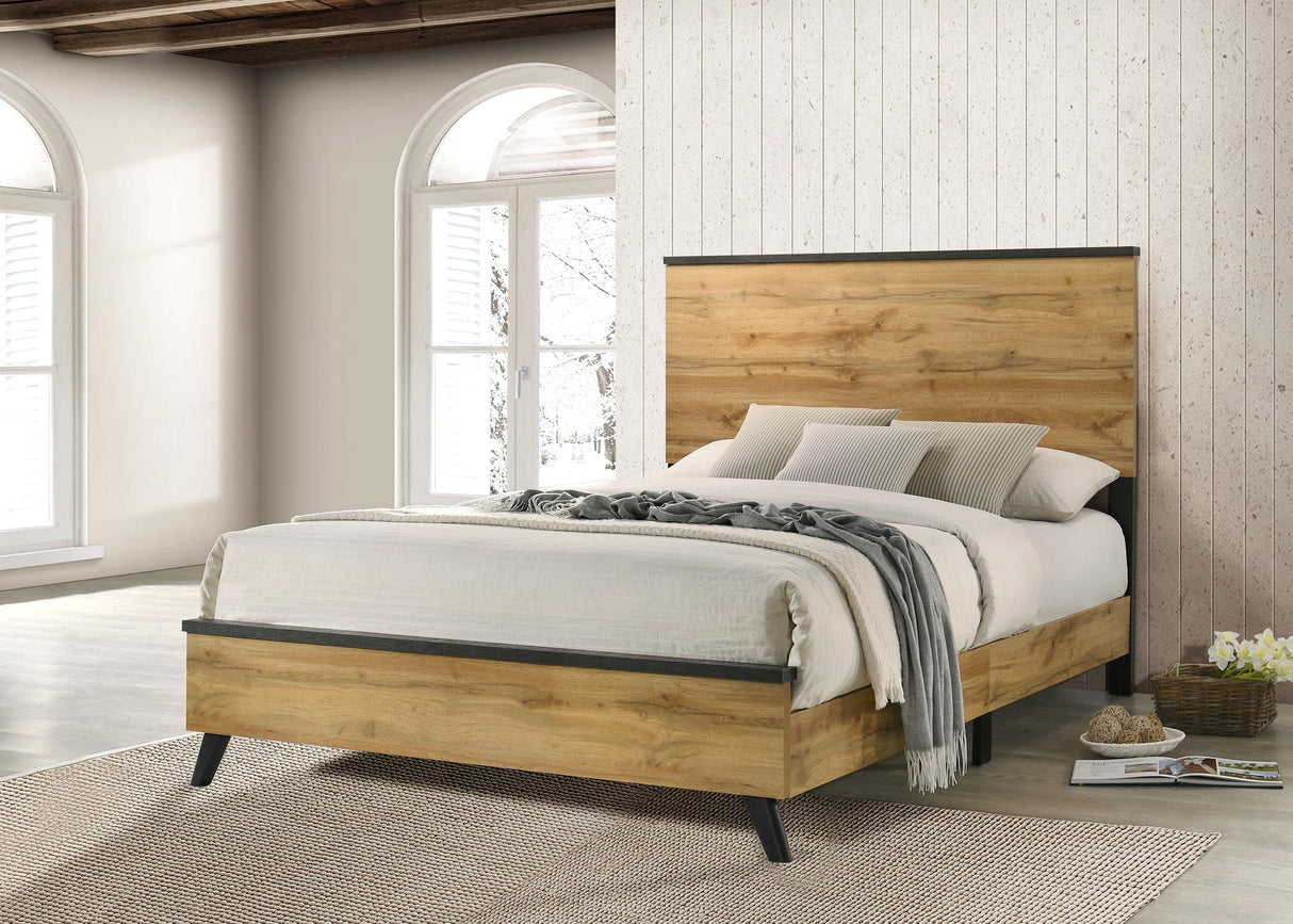 Coaster Kaywood 52-inch Eastern King Panel Bed Natural Pine