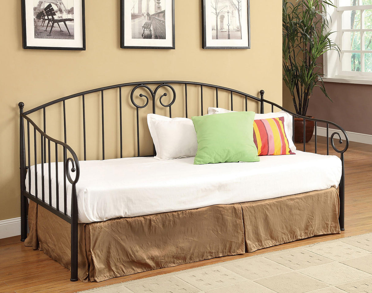 Coaster Grover Metal Twin Daybed Black