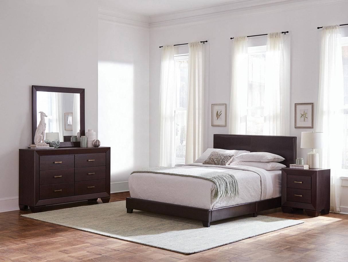 Coaster Dorian 4-piece Eastern King Bedroom Set Dark Cocoa