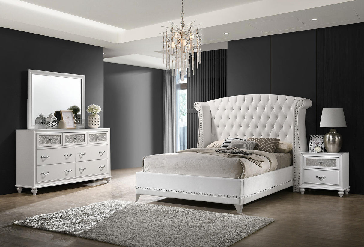 Coaster Barzini 4-piece Queen Bedroom Set White