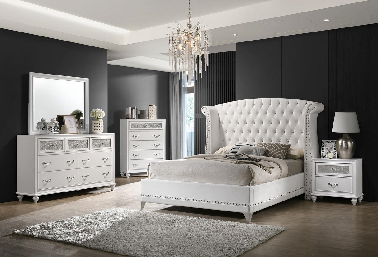 Coaster Barzini 5-piece Queen Bedroom Set White