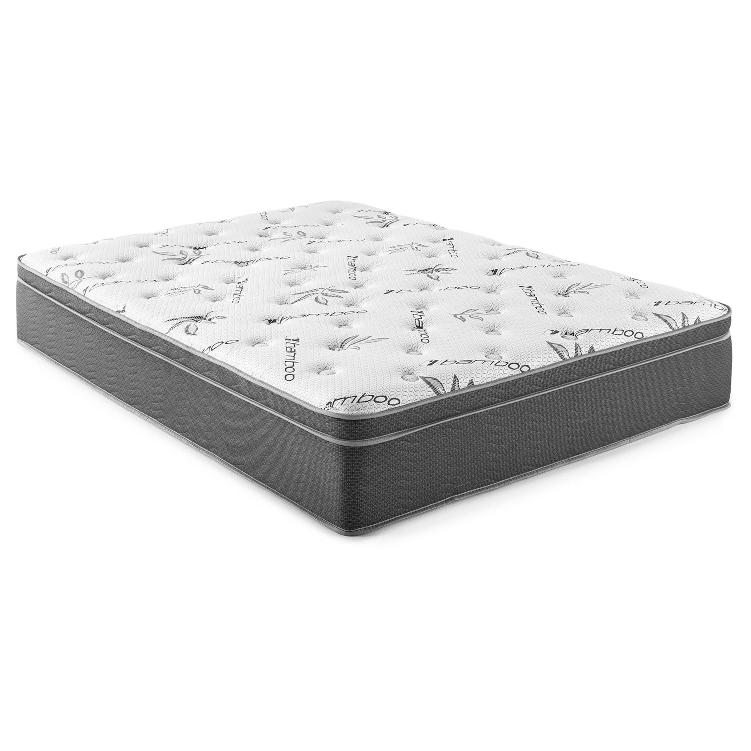 Coaster Sommet 13" Full Bamboo Euro Top Memory Foam Hybrid Mattress