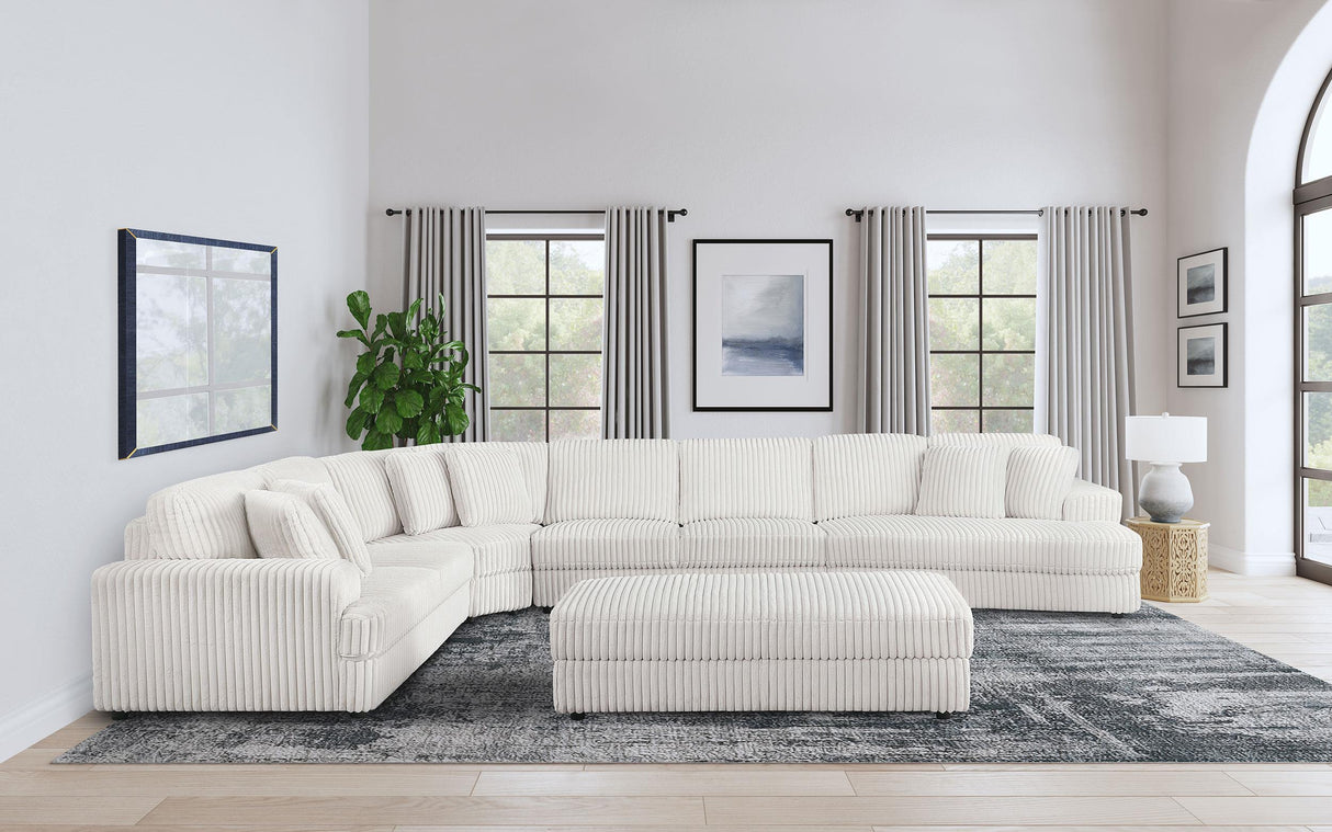 Coaster Emberson 5-piece Upholstered Modular Sectional Sofa Ivory