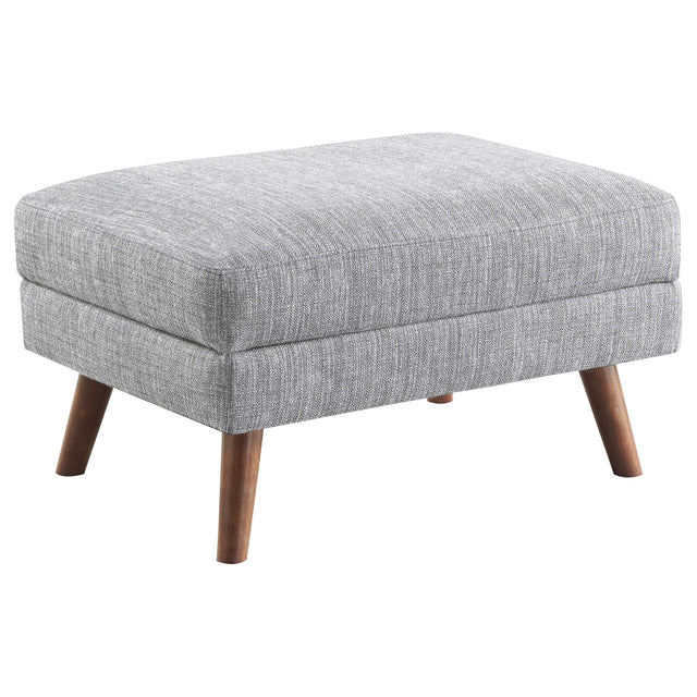 Coaster Churchill Rectangular Upholstered Ottoman Grey