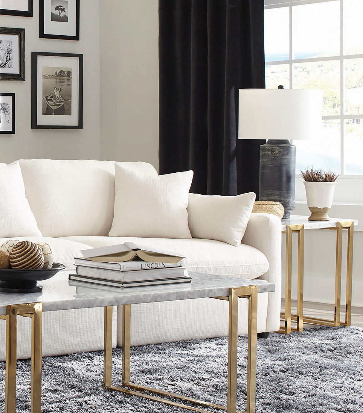 Coaster Hobson Upholstered RAF Chair Ivory