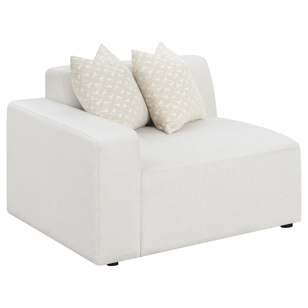 Coaster Freddie Upholstered LAF Chair Pearl