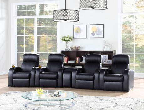 Coaster Cyrus 5-piece Upholstered Home Theater Seating
