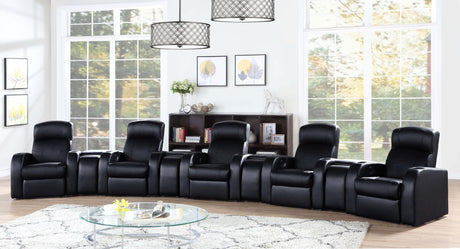 Coaster Cyrus 9-piece Upholstered Home Theater Seating