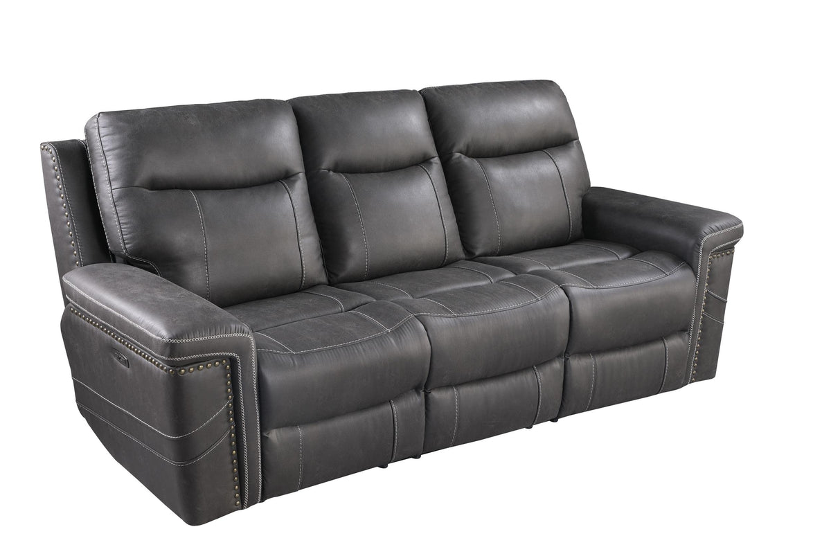 Coaster Wixom Cushion Back Power^2 Sofa Charcoal