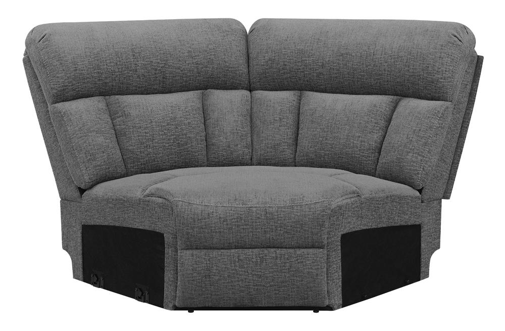 Coaster Bahrain Upholstered Wedge Charcoal