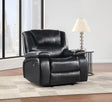 Coaster Camila Upholstered Glider Recliner Chair Black