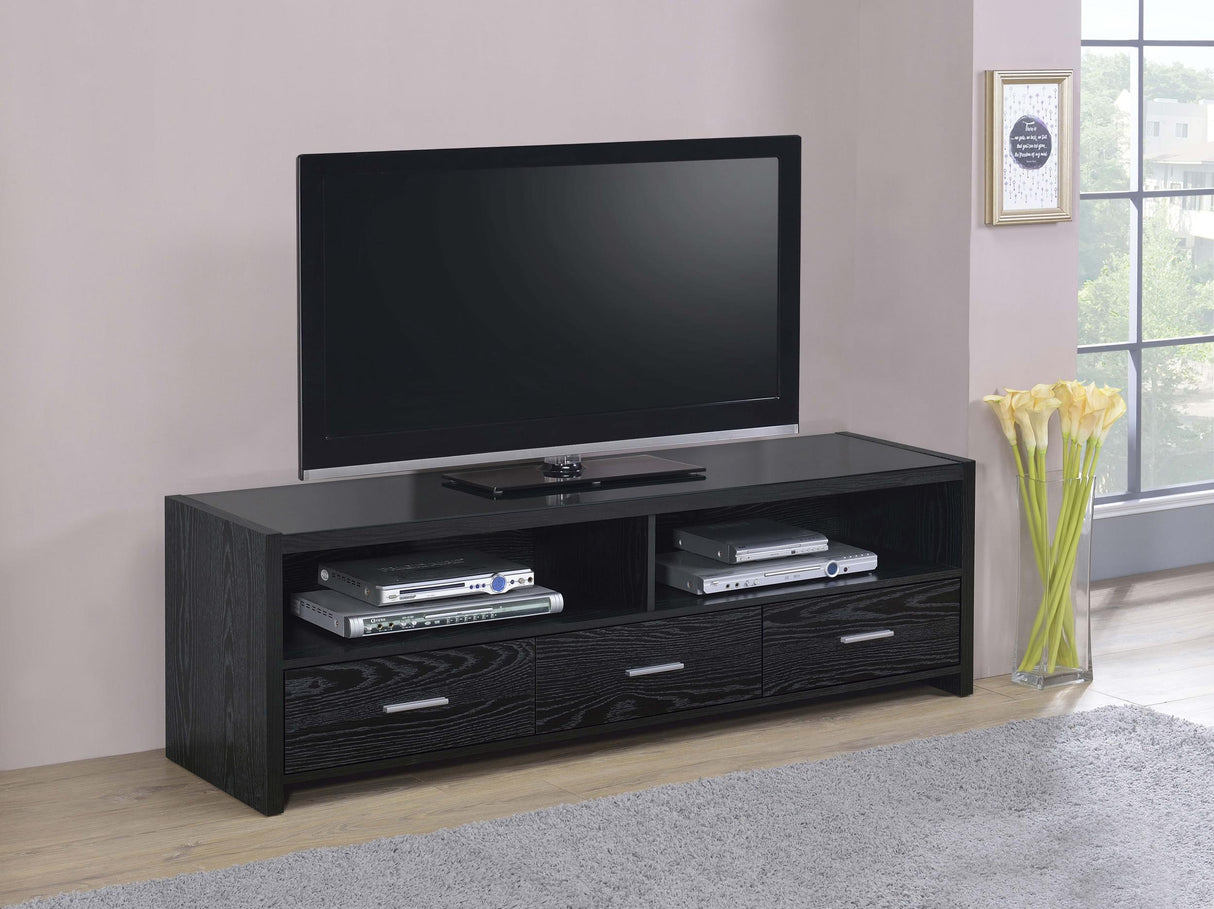 Coaster Alton 3-drawer Engineered Wood 62" TV Stand Black Oak