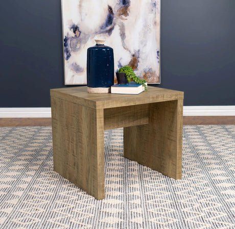 Coaster Lynette Square Engineered Wood End Table Mango