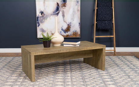 Coaster Lynette Rectangular Engineered Wood Coffee Table Mango